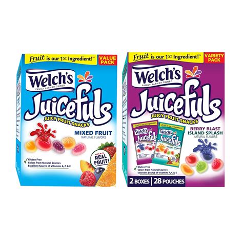 Amazon.com : Welch's Juicefuls Juicy Fruit Snacks Bundle, Mixed Fruit