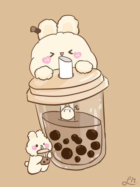 Boba Tea Drawing Cute