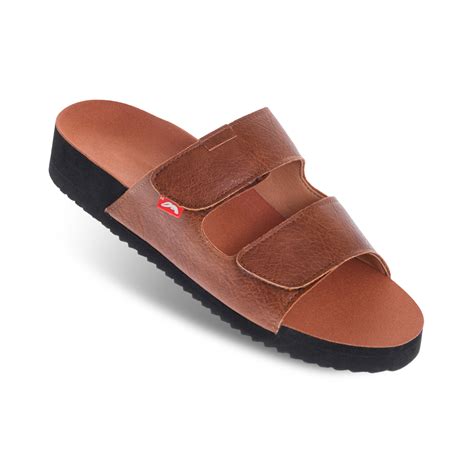 Cognac vegan leather - FITS Footwear