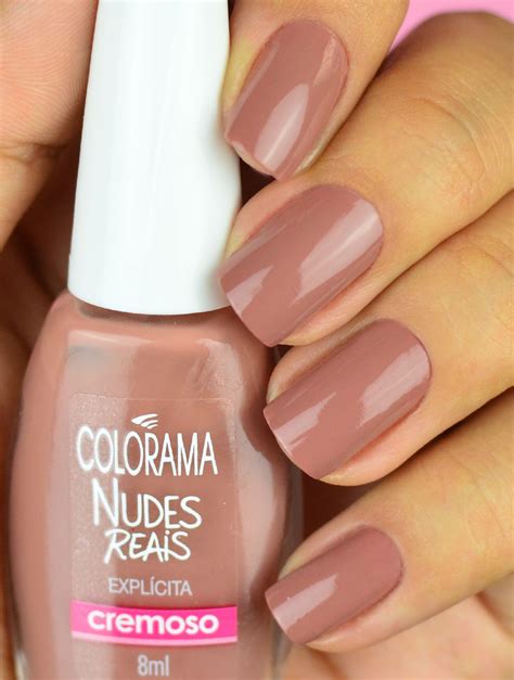 Esmalte Nude para morenas claras. Esmalte lindo da Colorama Nudes Reais