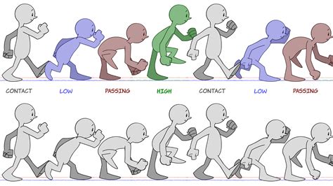 walk cycle animation