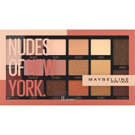 Amazon.com: Maybelline New York Nudes 16 Pan Eyeshadow Palette Custom