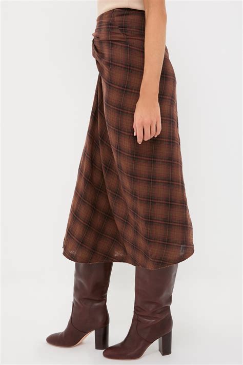 Dark Bronze Nicole Skirt | Isabel Marant Etoile