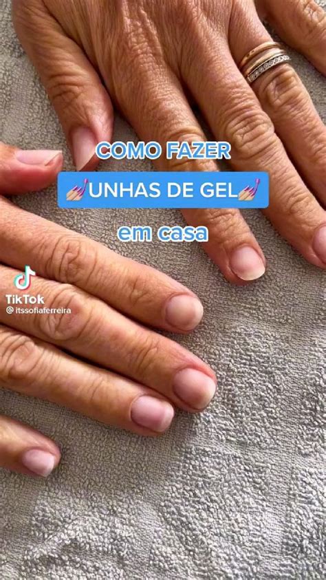 Como Fazer Unha Em Gel - Já tentou fazer unhas de gel em casa? unhas/ manicure/ unha de gel em ...