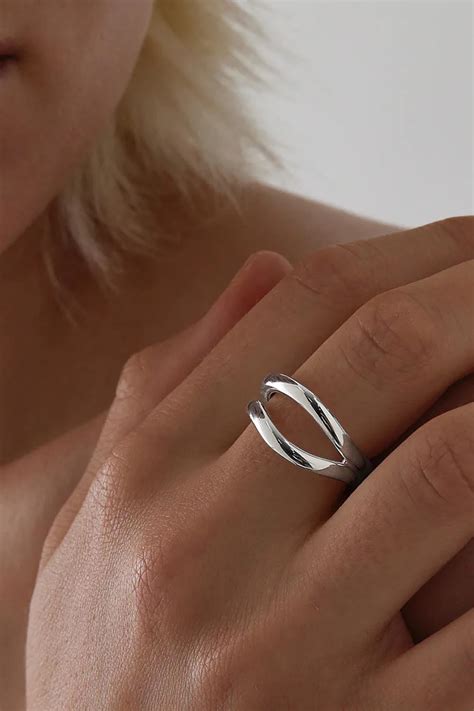 najo womens creation silver ring  silver birdsnest