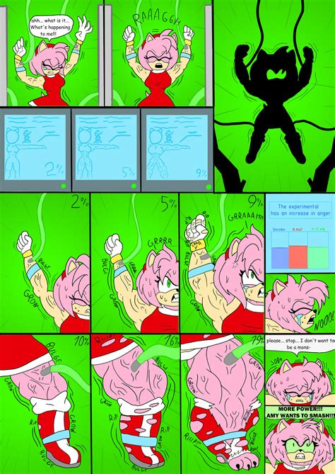 Ultra rose (Amy rose muscle growth comic) Page4 by Vart27 on DeviantArt