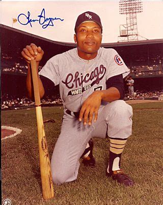 autographed photo leon wagner chicago white sox main  autographs