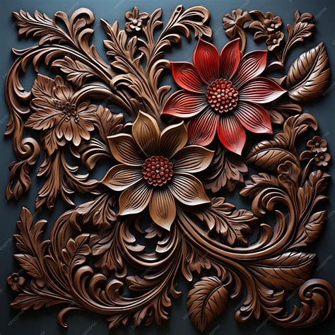 classic woodwork canvas wood pattern image premium ai generated image