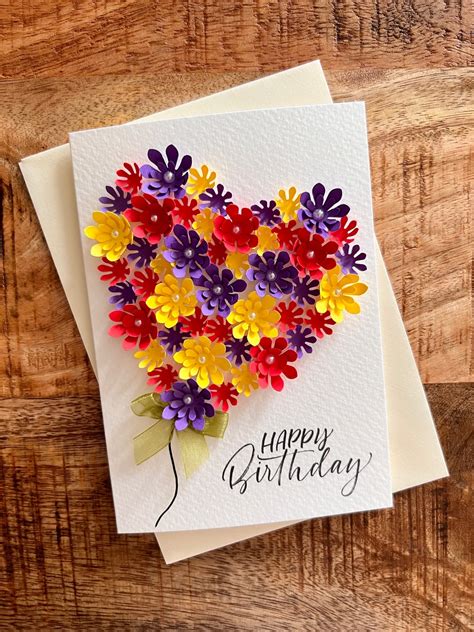 A6 Size Birthday Cards, Happy Birthday Cards, Gift Cards, Quilling ...