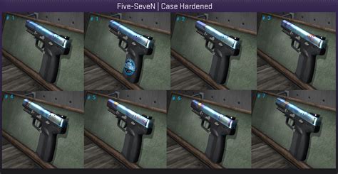 [H] Five Seven CH FT Tier 1 Blue Gems - patterns #872 & #689 [W] Keys ...