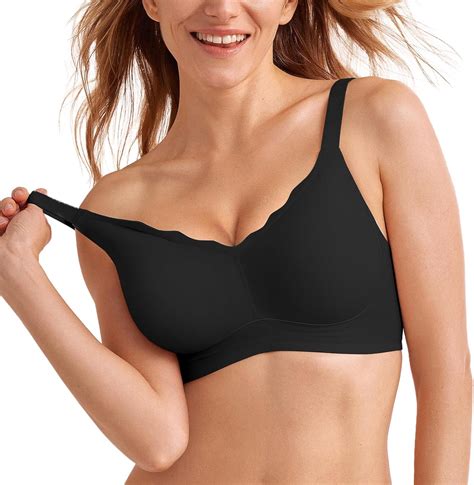 LetsJoli Wireless Seamless Bras for Women No Underwire Push Up
