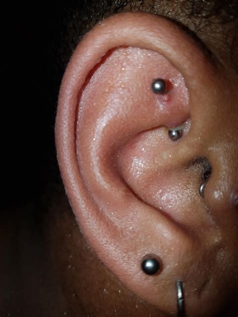 how to clean a rook piercing