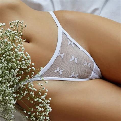 6 Pack Lot Sexy Womens Sheer Panties Lingeries Bikini G string Thongs