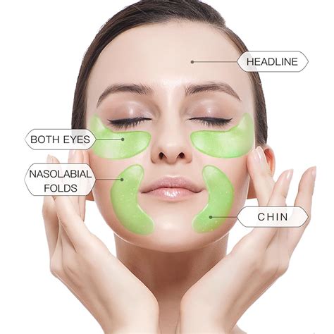 Meleell 23 pares de mascarillas doradas y diferentes tipos de