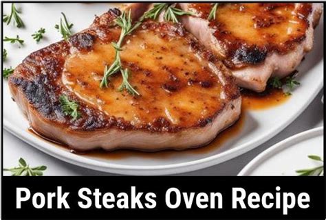 how long to cook pork steaks in the oven