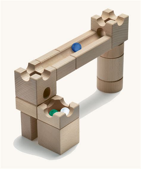 Cuboro Basis Marbles Wooden Maze Game Basic Set With 30 Cube Blocks 5