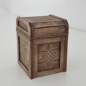 card storage box tarot box jewelry box mm  laser etsy