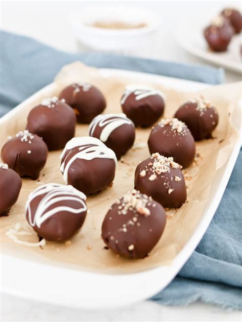 Chocolate Peanut Butter Truffles (Gluten Free Options)