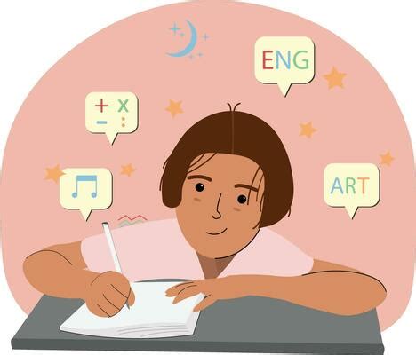 fun study vector art icons  graphics