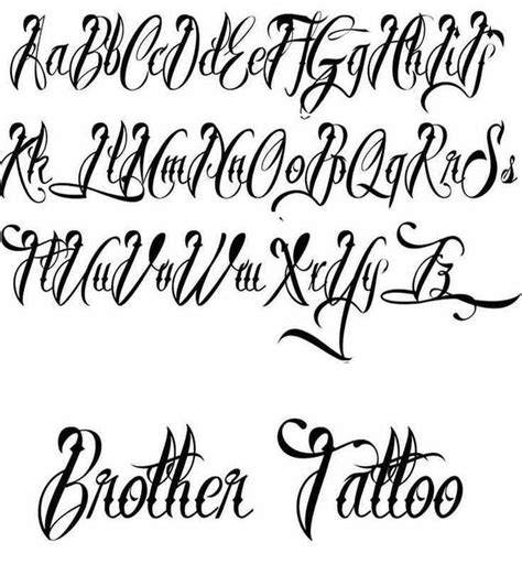 Cool tattoo font | Fuentes de letras para tatuaje, Diseñar tu propio ...