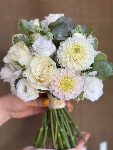 Bridal bouquet | Букет из георгин, Букет георгинов, Букет невесты