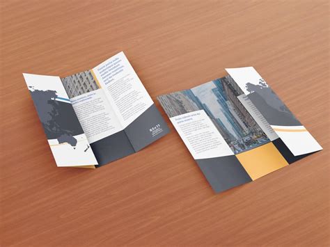 Gate Fold Brochure Template - Sampletemplate.my.id
