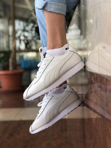 Купить Puma Turin II white стильные кроссы женские белые. Пума Турин ...