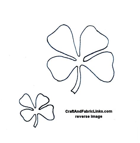 Free Shamrock Applique Pattern