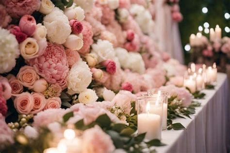 stunning flower wall ideas   wedding