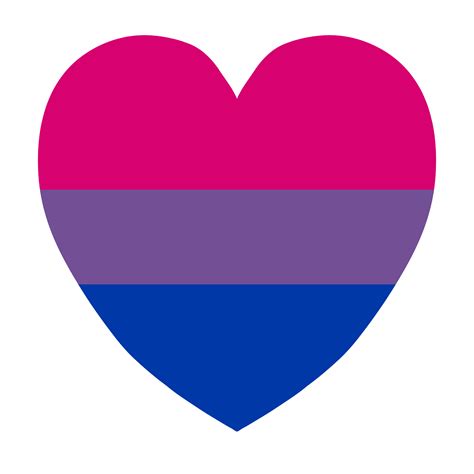 Bisexual Pride Heart On Transparent Free Stock Photo - Public Domain
