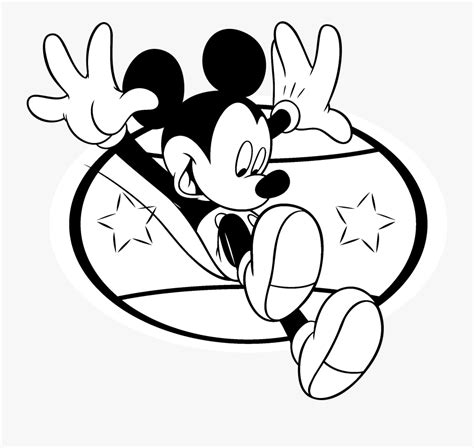 mickey mouse logo black  white vector png mickey mouse logo