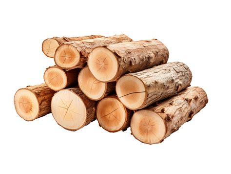 stack  logs isolated  transparent background  png