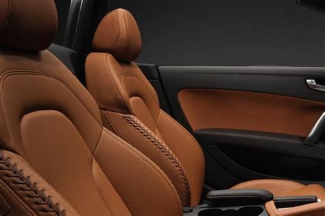 Luxury Car Seats with Cross Stitching Inspired by Vader 335i