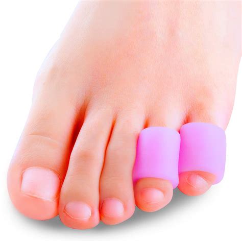 Buy Povihome Toe Protectors, Toe Sleeves Silicone Small Gel Corn ...