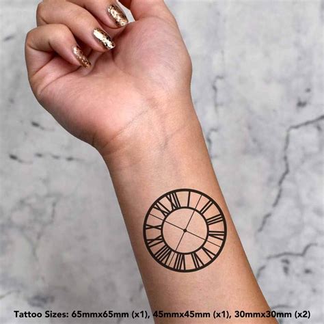 small roman numeral tattoos