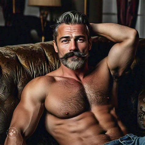 silverfox man in 2025 | Men's muscle, Beautiful men, Bearded men