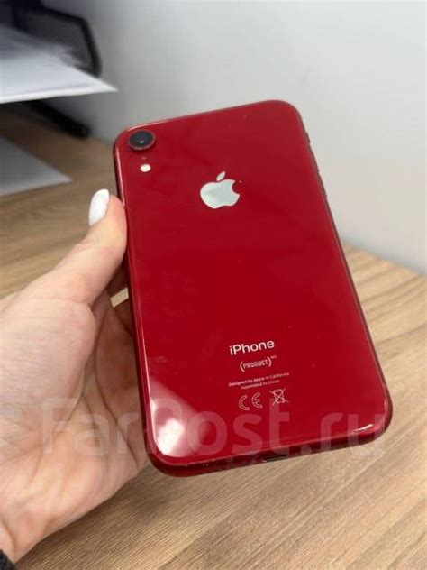 Apple iPhone XR - 64GB, 64 гб, 6.10", моноблок, красный, 4G LTE, б/у, в ...