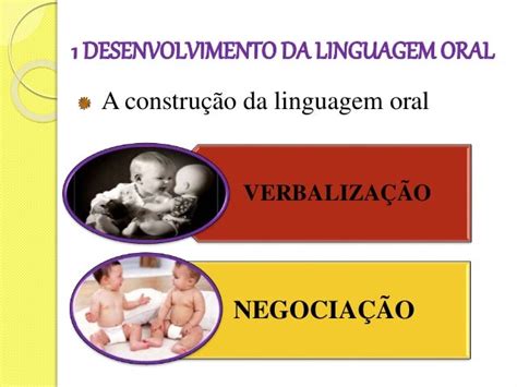 O Que É Linguagem Oral - A criança e a linguagem: o desenvolvimento da linguagem oral
