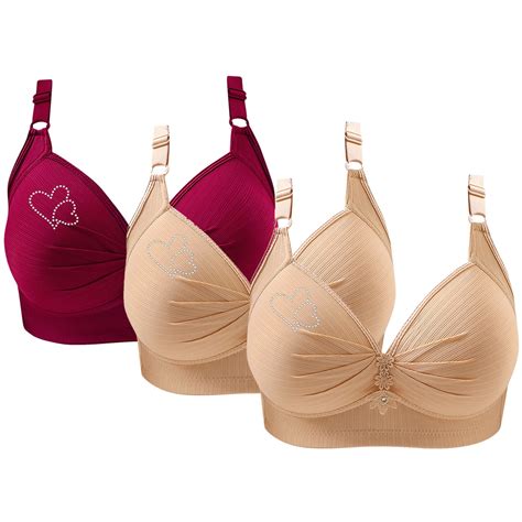 brondbend womens sports bras pcs push  wireless full coverage lift