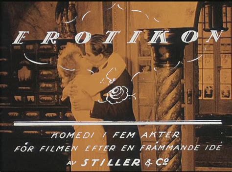 A Cinema History: Erotikon (1920)