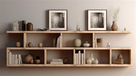 premium photo modern picture frame shelf floating shelves picture ai