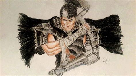 Guts coloured drawing | Anime Amino