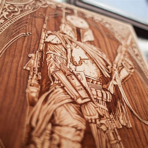 wood laser engraving falasrunner