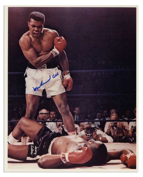 lot detail iconic muhammad ali signed photo  controversial ali