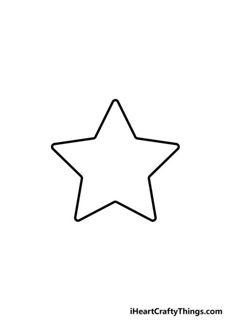 Star Drawing - How To Draw A Star Step By Step!