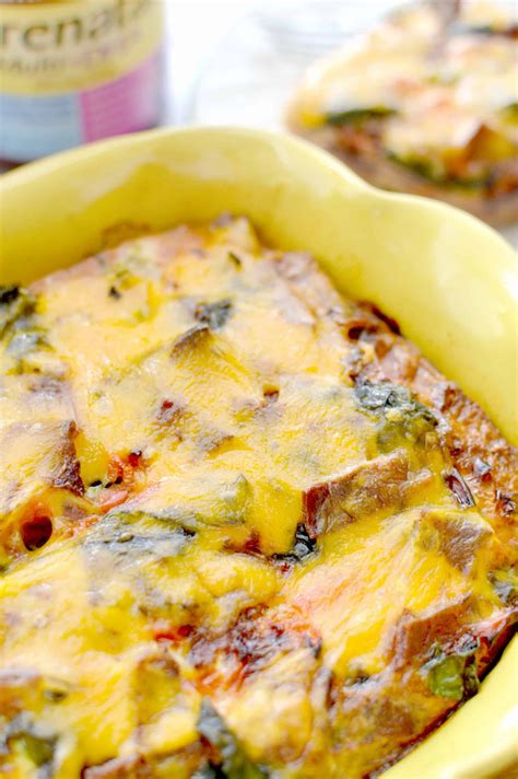 Turkey Bacon Egg Casserole - Stylish Cravings Recipes