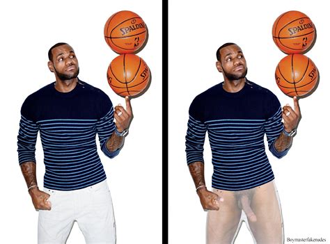 Boymaster Fake Nudes: LeBron James , American basketball player cock shots