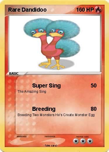 Pokémon Rare Dandidoo - Super Sing - My Pokemon Card