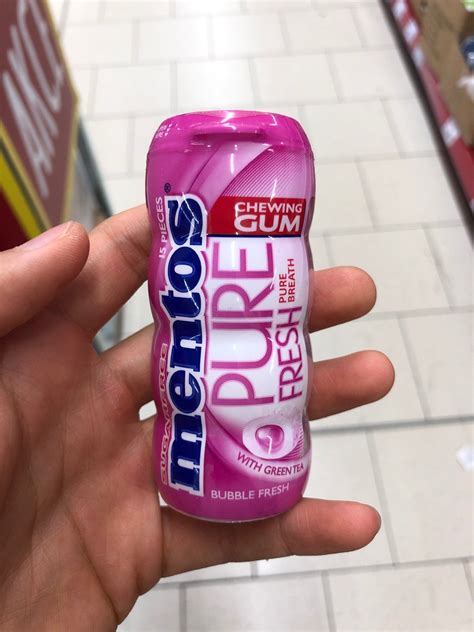 Podrobné informace o potravině Mentos pure fresh