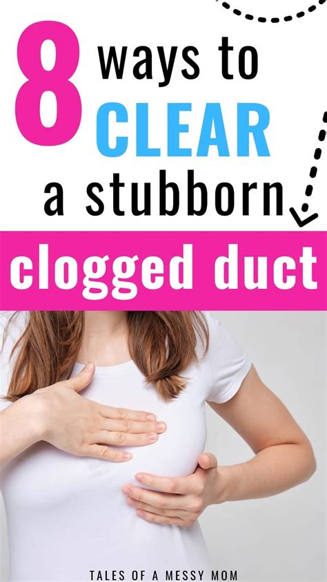 how to know i have a clogged milk duct